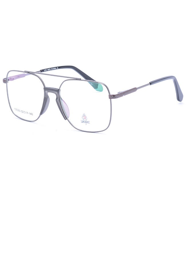 Player Men's rectangular eyeglass frame - high-quality metal - with original case and cleaning cloth - Image 1