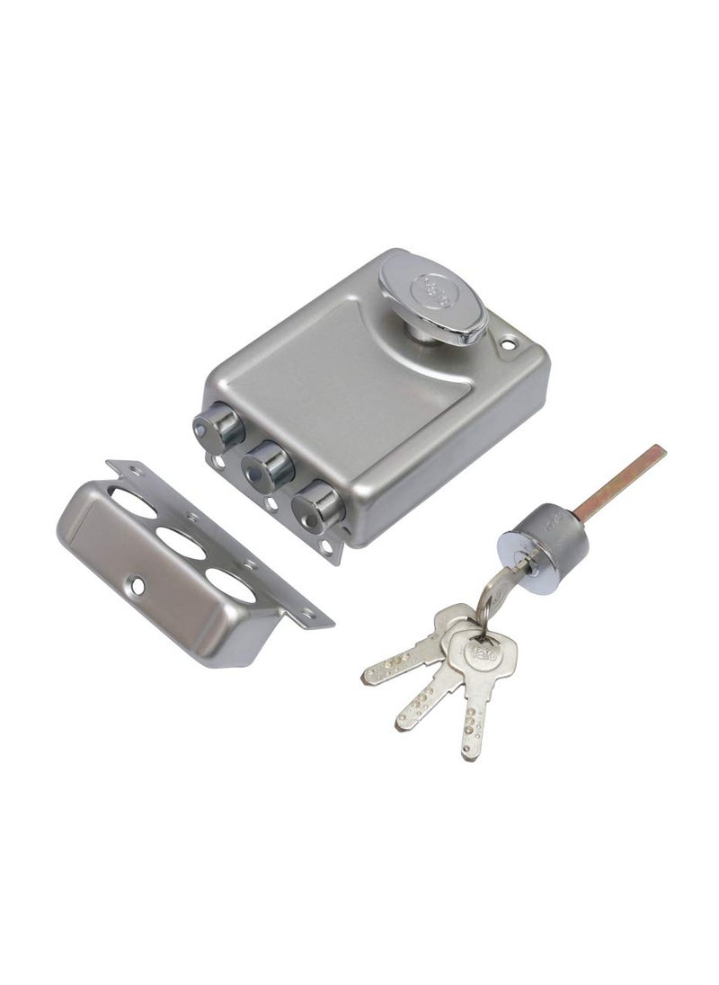 Yale YALE TRIBOLT Rim Lock Bothside Key Painted BodySilver  - Image 2