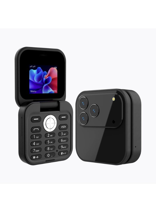 SOYES i17 Pro Max Compact Flip Phone – Stylish Retro Keypad, Dual SIM, Pocket-Size Mobile - Image 1