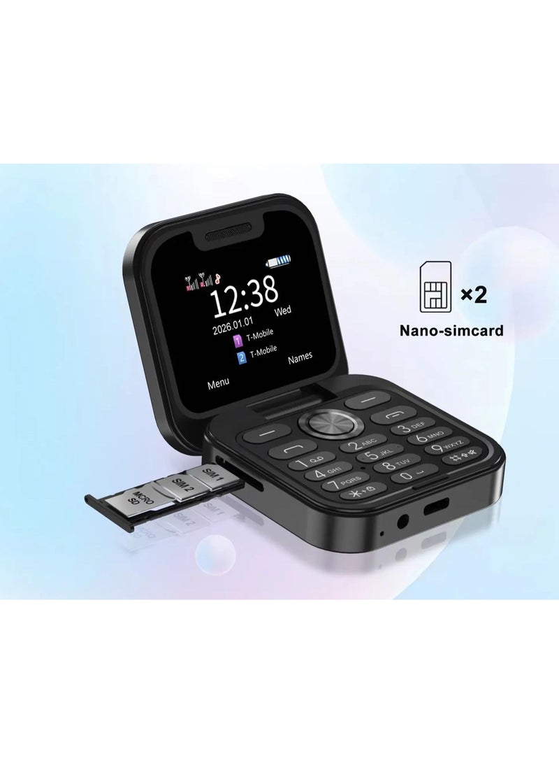 SOYES i17 Pro Max Compact Flip Phone – Stylish Retro Keypad, Dual SIM, Pocket-Size Mobile - Image 2
