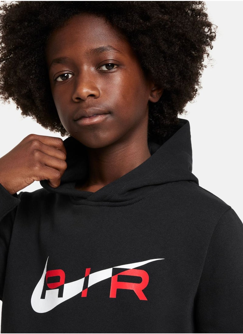 Nike - Youth Nsw Air Fleece Hoodie - Image 1