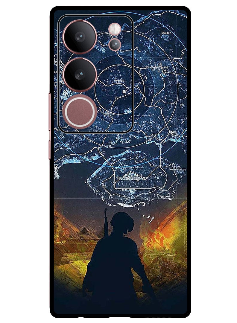 Theodor Protective Case Anti Scratch Shock Proof Bumper Cover For Vivo S17 - S17 Pro Pubgy Map - Image 1