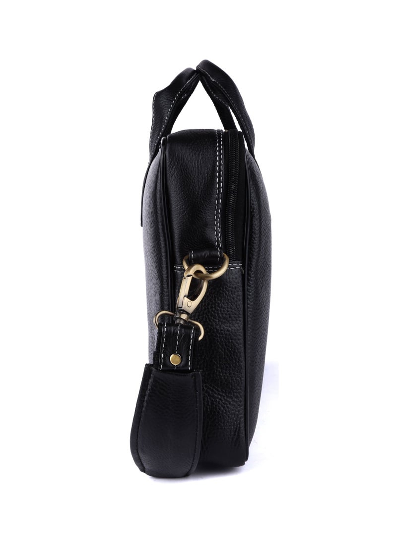 Genuine Leather Office And Travel Document Laptop bag Style 508
