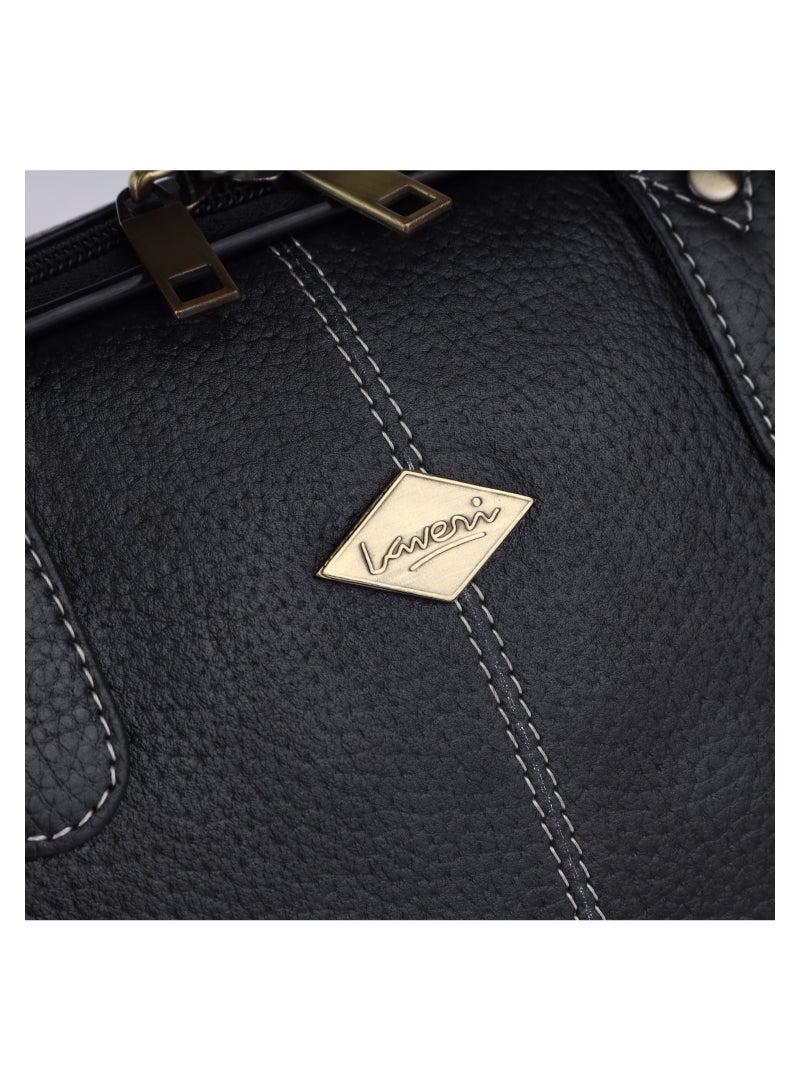 Genuine Leather Office And Travel Document Laptop bag Style 508