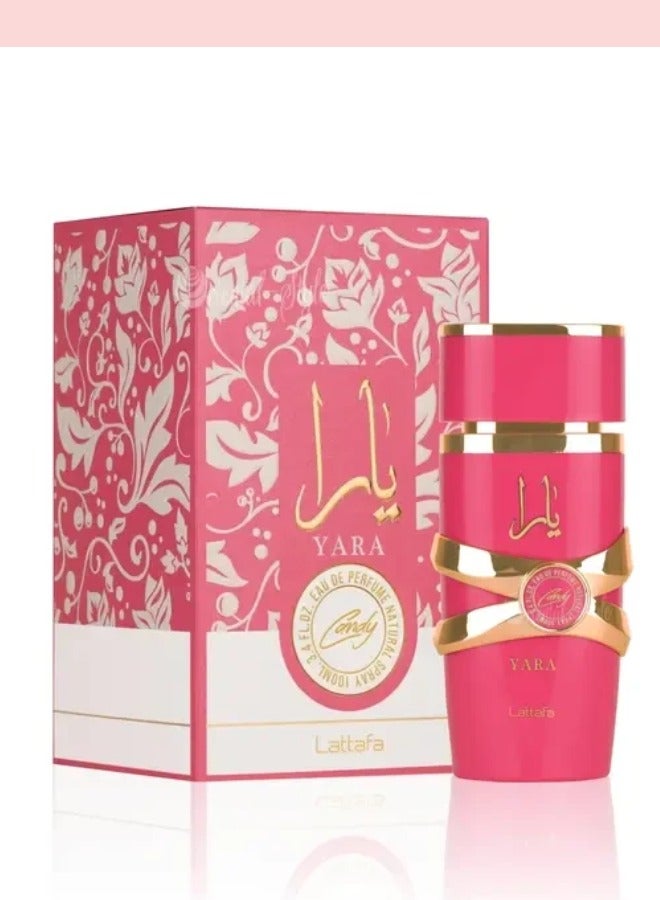 Lattafa YARA CANDY LATTAFA EAU DE PARFUM NATURAL SPRAY 100 ML