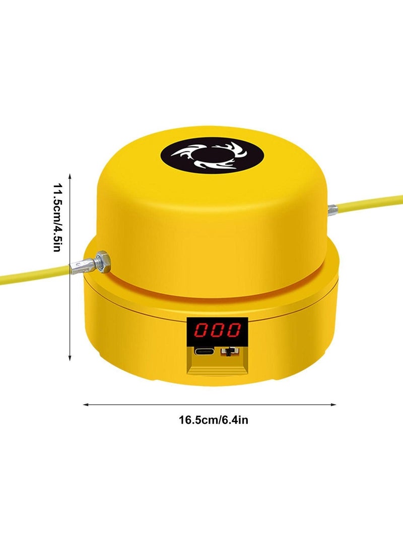 Excefore حبل القفز الإلكتروني للياقة البدنية، آلة القفز بالحبل متعددة اللاعبين، لعبة القفز بالحبل المحمولة الآلية، الاستمتاع بممارسة التمارين الرياضية بحبل قفز ذكي مزود بعداد للقفز - Image 4