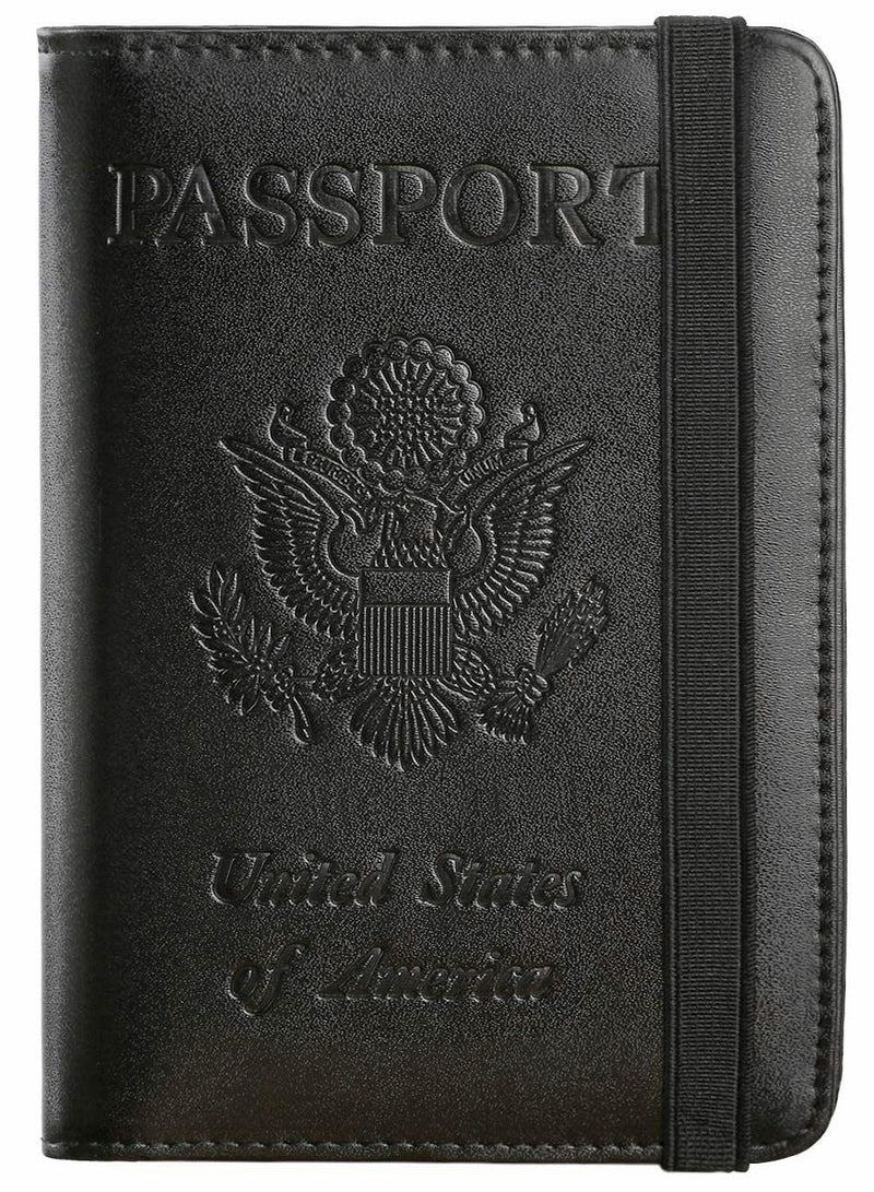 Travel Passport Holder with Card Slots - Stylish Aircraft Certificate Storage Bag for Easy Organization - Image 1