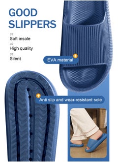 HomarKet Non-Slip Quick-drying Bathroom Shower Slippers Anti-slip Lightweight House Shower Slippers Super Soft Home Slippers for Indoor & Outdoor  - Image 3