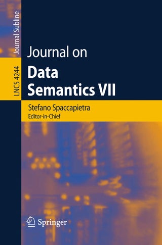 Journal on Data Semantics VII - pzsku/Z6F61C135ECE66DEC64C6Z/45/1749041490/3bc41b05-98cf-4b74-a31f-c8dfa9628ab6