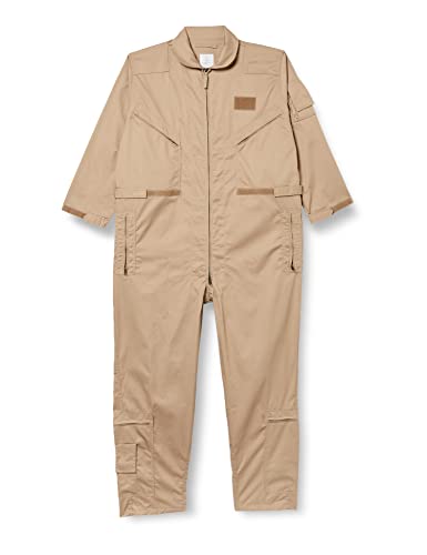 Tru-Spec 27-P Basic Flight Suit for Men - Durable Outerwear, Comfortable Design, Ideal for Aviation and Outdoor Activities, Khaki - Medium Long - Image 4