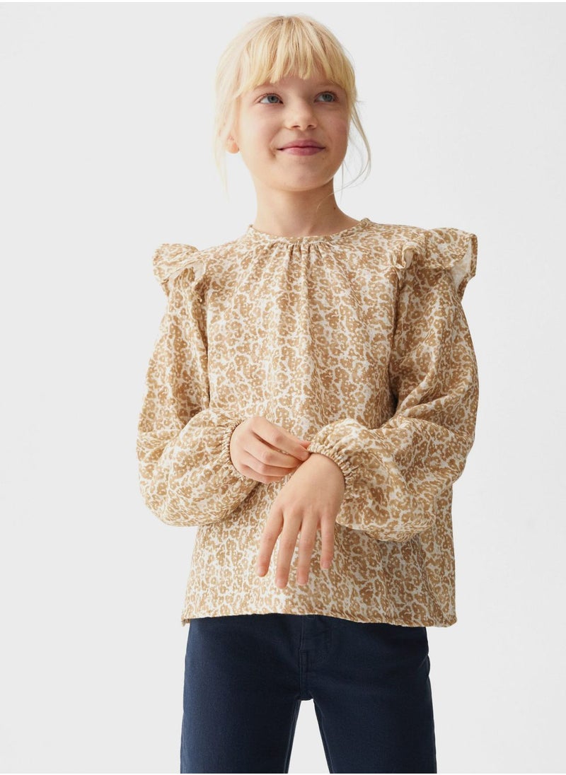 MANGO - Kids Printed Top - Image 1