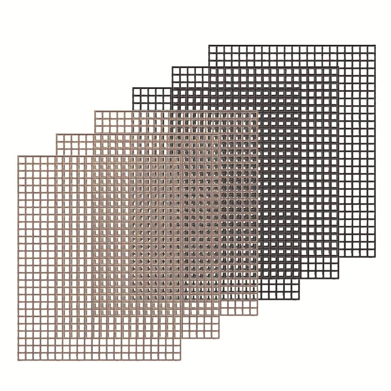 Kingrol 6 Pack NonStick BBQ Grill Mesh Mat 1575 x13 for Smoker Pellet Gas Charcoal Grill