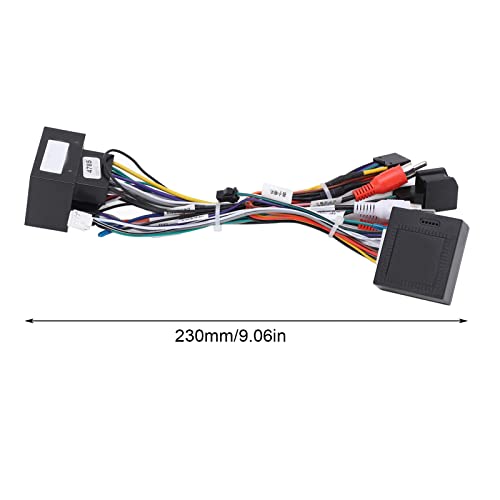 Keenso Car Stereo Wiring Harness with CAN Bus Interface 16Pin Plug and Play Adapter Aftermarket Radio Installation - Image 3