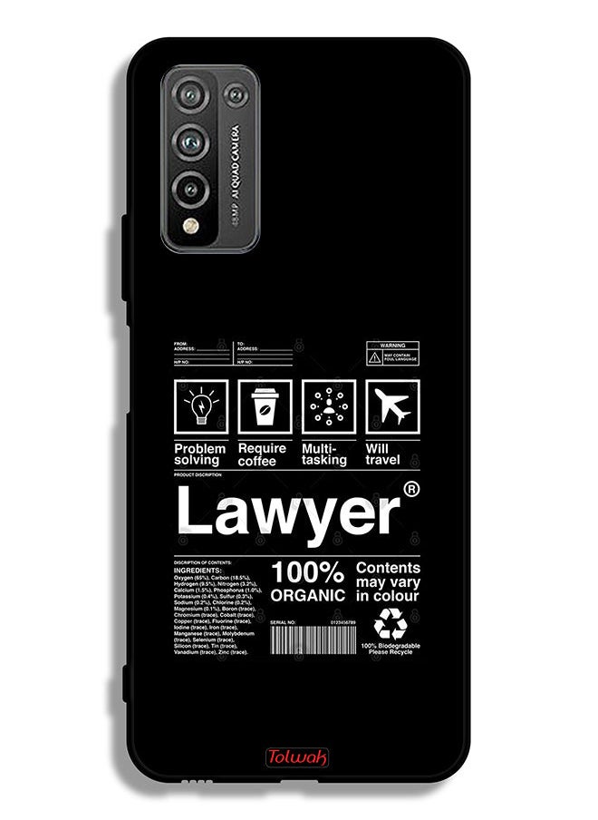 Honor 10X Lite Protective Case Cover Lawyer Sticker - pzsku/Z6F621C38A64D3D58D000Z/45/_/1738490378/cc624108-bc27-4441-85a7-07befa207ff3