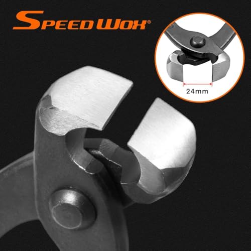 SPEEDWOX 10 Inches Ear Hose Clamp Plier Standard Jaw Cinch Clamp Removal Tool Ear Clamp Pincers Crimping Tool Crimper Tool Cinch Clamps Pinch Clamps for Pipe Hose Nail Puller - Image 2