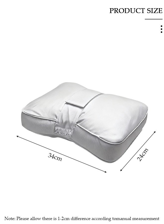 DUNISO Memory Foam Knee Pillow, Memory Foam Leg Support Pillow for Elevation, Sleeping Leg Pillows with Removable Washable Cover for Proper Spinal  Alignment Pain Relieve, Promote Better Sleep for Side Sleepers & Pregnant Women - Image 2