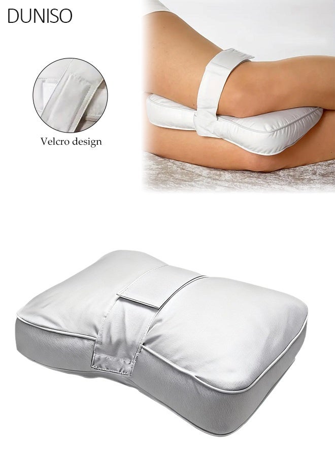 DUNISO Memory Foam Knee Pillow, Memory Foam Leg Support Pillow for Elevation, Sleeping Leg Pillows with Removable Washable Cover for Proper Spinal  Alignment Pain Relieve, Promote Better Sleep for Side Sleepers & Pregnant Women - Image 1