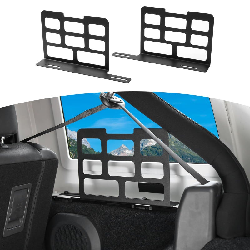 RTTCZ for Jeep Wrangler Trunk Side Rack Trunk Molle Panel Organizers Shelves for Jeep Wrangler JK JKU JL JLU Storage Accessories 2pcs