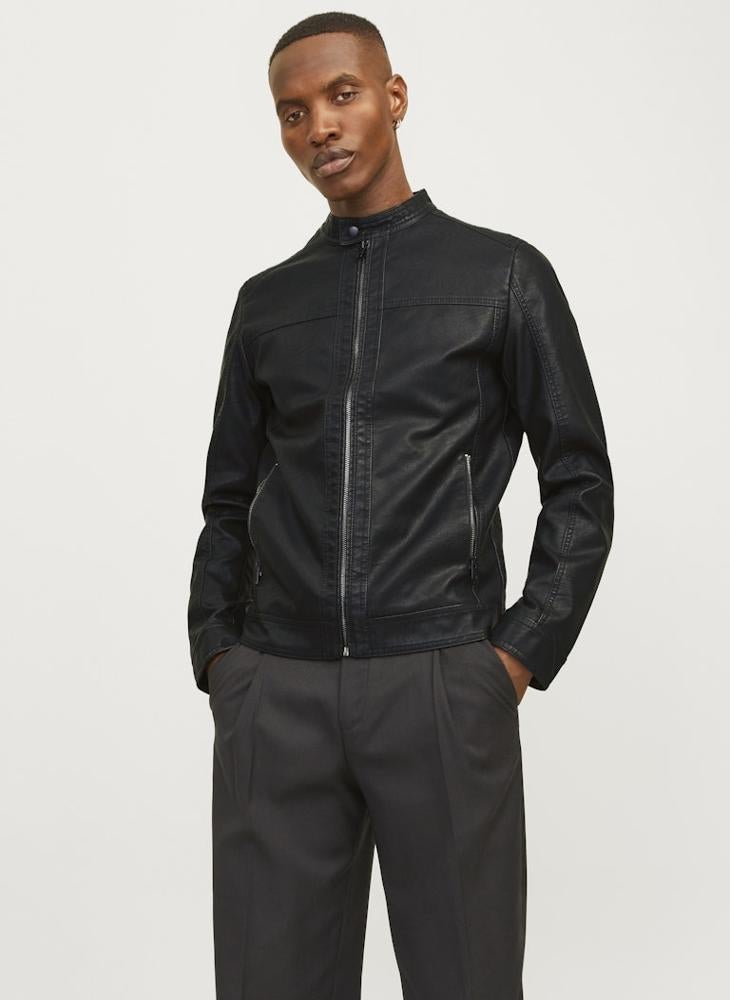 JACK & JONES Essential Zip Through Jacket - Image 1