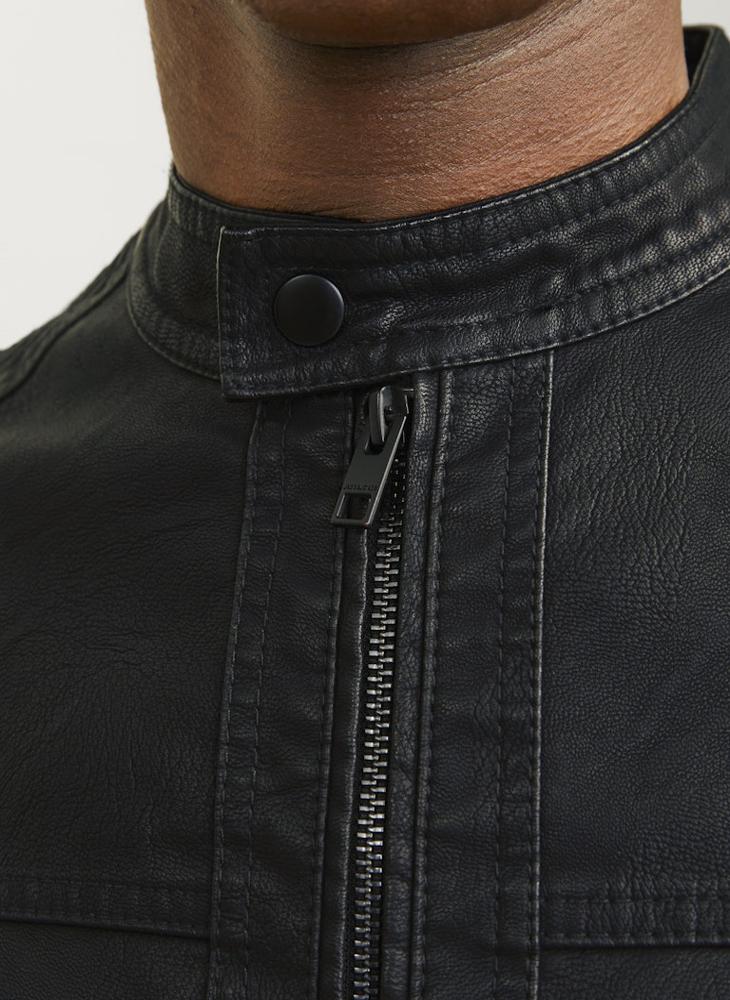 JACK & JONES Essential Zip Through Jacket - Image 3