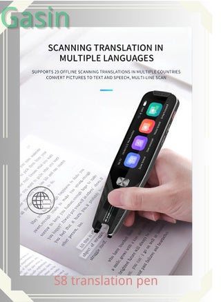 AI International Language Translator Pen And Electronic Dictionary, Real-time Voice Translation Into 138 Languages Including Arabic, Supports Offline Translation, Equipped With Scanning Function - pzsku/Z6F6275E671993F5DE75FZ/45/1747106390/ad9c2576-d375-4ad4-88b4-05d077a41f6d
