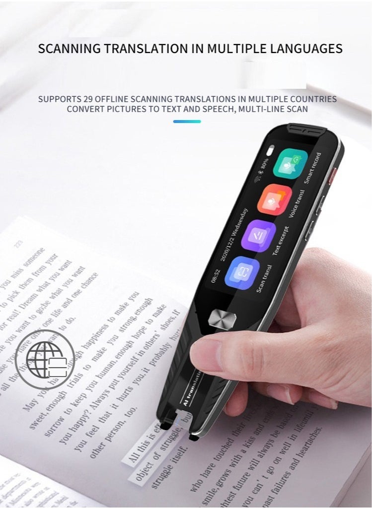 Gasin - AI International Language Translator Pen And Electronic Dictionary, Real-time Voice Translation Into 138 Languages Including Arabic, Supports Offline Translation, Equipped With Scanning Function - Image 1