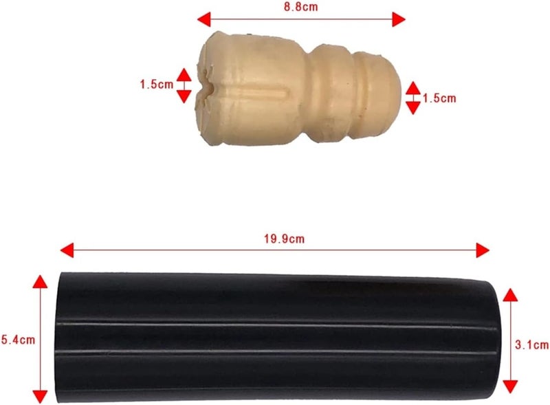 Wivplex Car Rear Shock Absorber Buffer Rubber Boot Set - Image 2