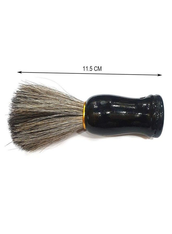 Foreign Holics Natural Bristle Shaving Brush For Men Salon And Home Use 1Pc - Image 3