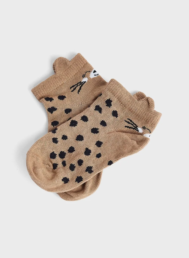 H&M Kids 5 Pack Assorted Ankle Socks