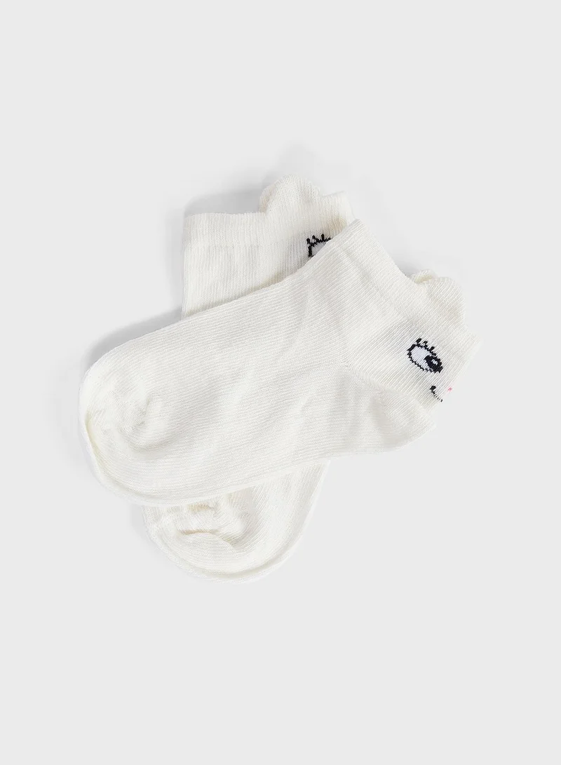 H&M Kids 5 Pack Assorted Ankle Socks
