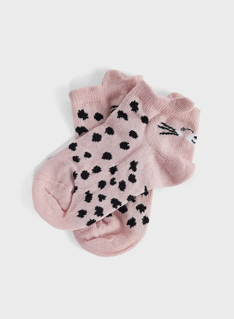 H&M Kids 5 Pack Assorted Ankle Socks