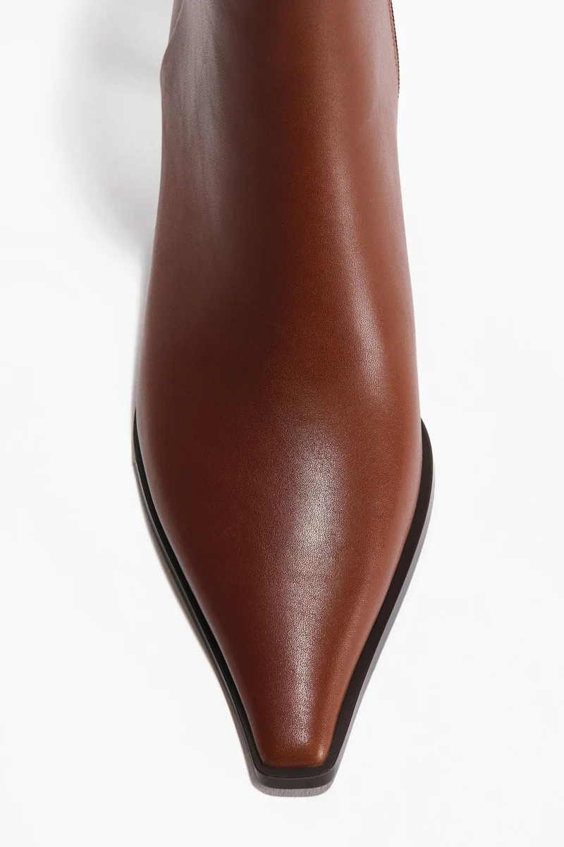 اتش اند ام بوت بكعب بطول الكاحل