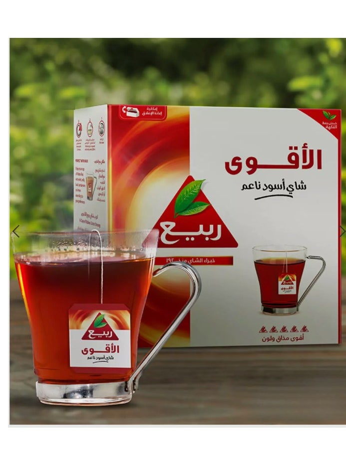 شاي ربيع الربيع الاقوى شاى فتلة اسود ناعم -  100 فتلة  - Image 2
