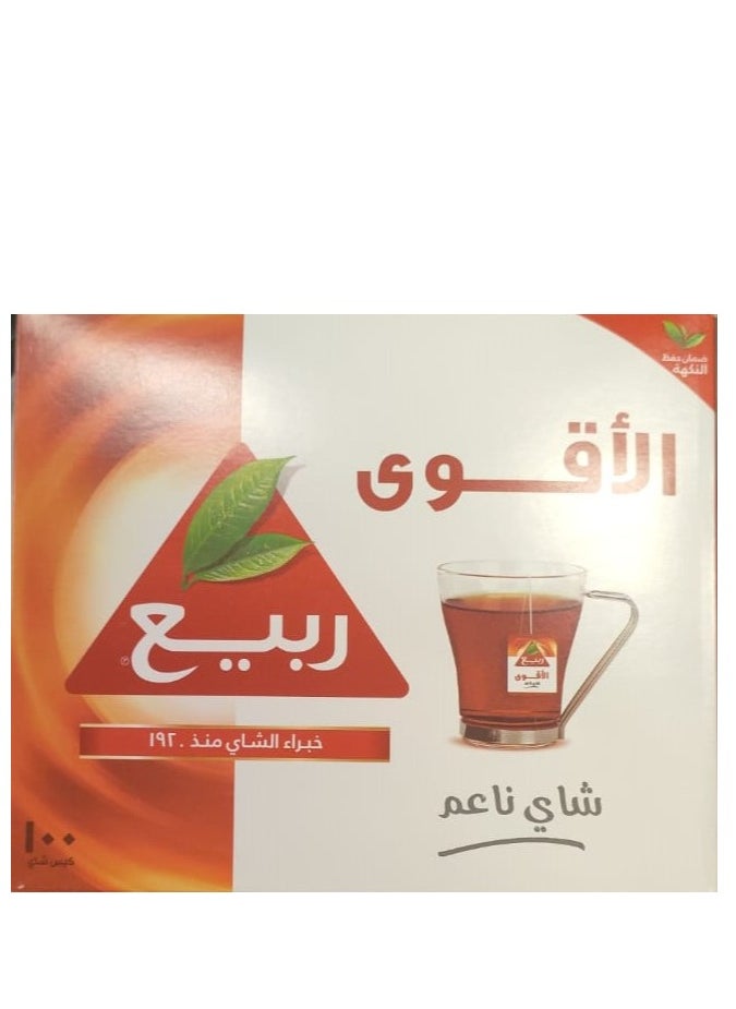 شاي ربيع الربيع الاقوى شاى فتلة اسود ناعم -  100 فتلة  - Image 3
