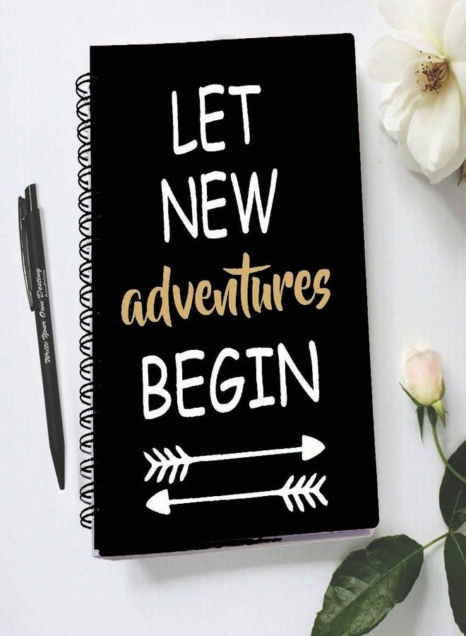 AccuPrints wiro Hard bound Size -A5 (6 by 9 inch) Notebook Diary Ruled 200 pages-Notebook Diary (Black) - Image 2