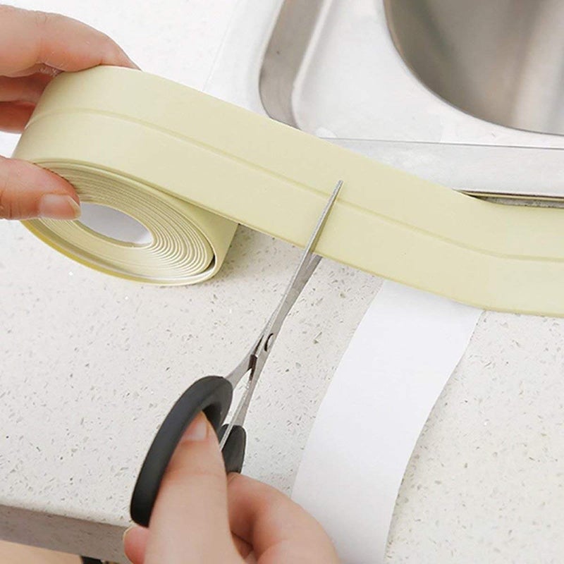 Generic Upkaranwale 3m double sided tape, scotch tape, strong tape, gum tape, abro tape, sink tape for kitchen basin, 3 m double sided tape heavy duty, 3.2m*3.8cm (1pcs) Multicolor  - Image 2