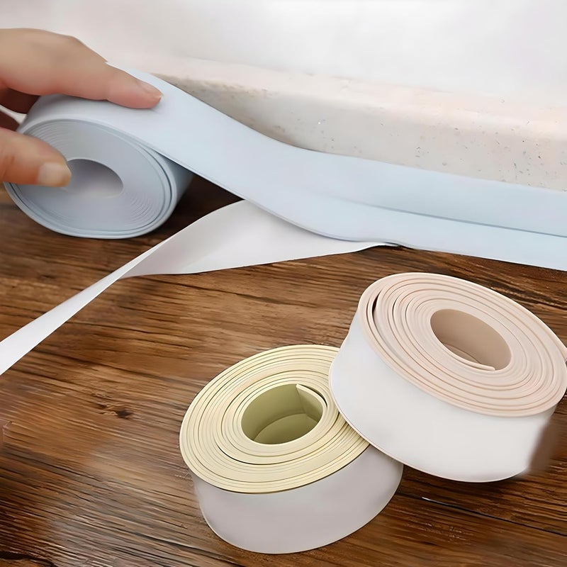 Generic Upkaranwale 3m double sided tape, scotch tape, strong tape, gum tape, abro tape, sink tape for kitchen basin, 3 m double sided tape heavy duty, 3.2m*3.8cm (1pcs) Multicolor  - Image 1