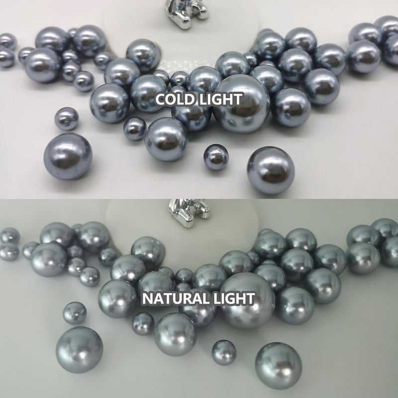 ZEBMOON 100 Pcs Floating Pearls 14/20/46MM yinhui - Image 3