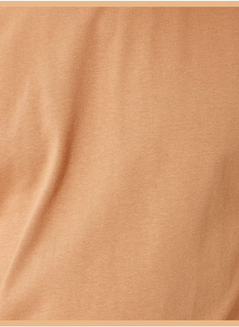 KOTON Crew Neck Short Sleeve T-Shirt Cotton