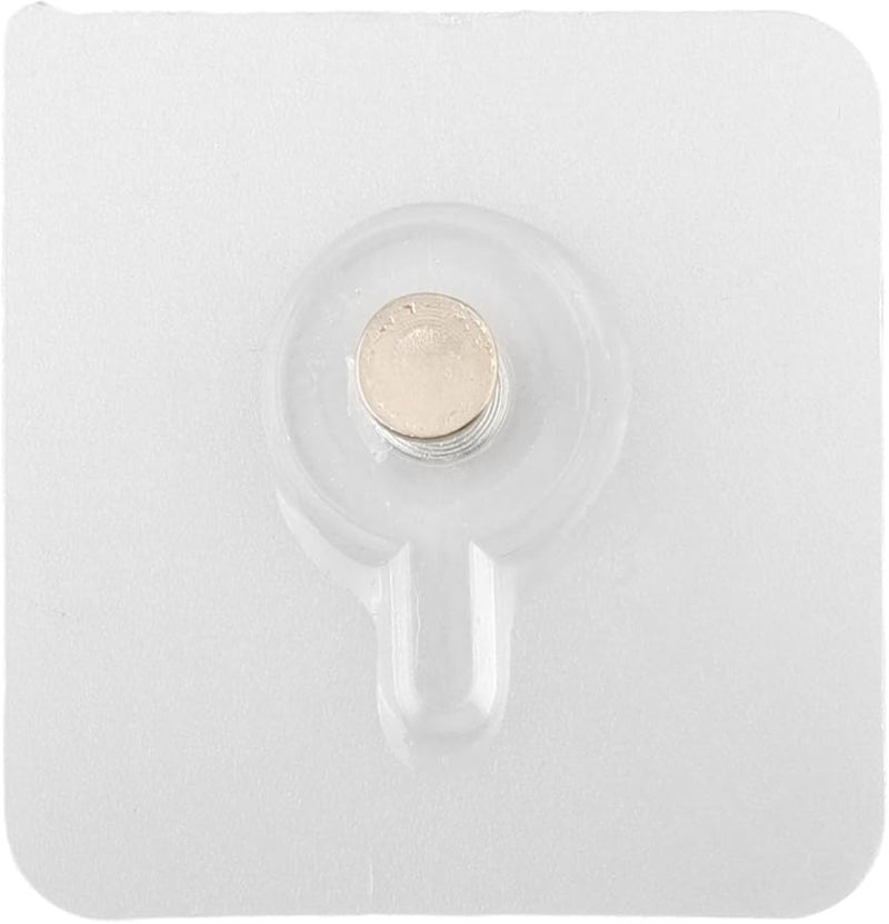 خطافات الحائط الشفافة بدون حفر 10 قطع، معلقات الصور بدون تلف - Image 3