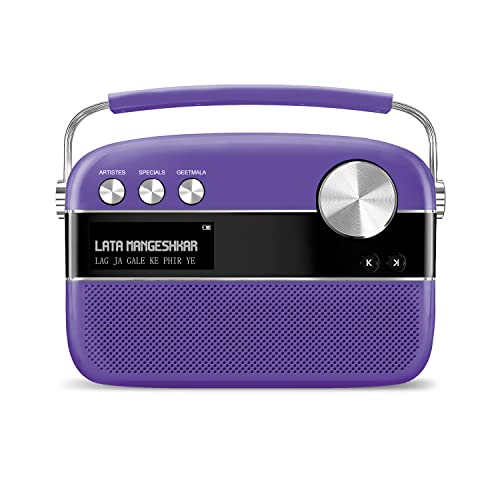 Carvaan Saregama Carvaan Premium Hindi - Portable Music Player with 5000 Preloaded Songs, FM/BT/AUX (Orchid Purple) - Image 1