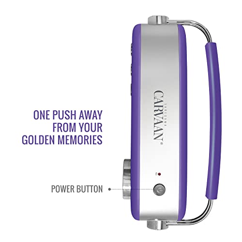 Carvaan Saregama Carvaan Premium Hindi - Portable Music Player with 5000 Preloaded Songs, FM/BT/AUX (Orchid Purple) - Image 5
