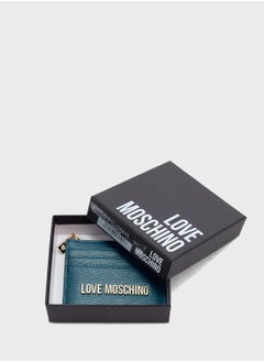 Love Moschino Logo Detailed Zip Over Wallet  - Image 5