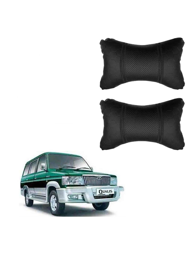 Adroitz Adroitz Black Neck Rest Soft Cushion in Leatherette Material Football Design for Car_149  - Image 1