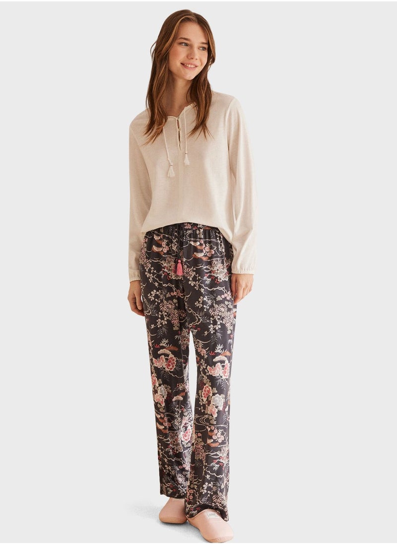 women'secret - Button Detail T-Shirt - Image 1
