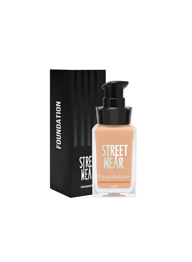 Street Wear Foundation Light (Light) 30 Ml Weightless Buildable Coverage Breathable Waterbased Formulation For Daily Use Enriched With Vitamin E - Image 1