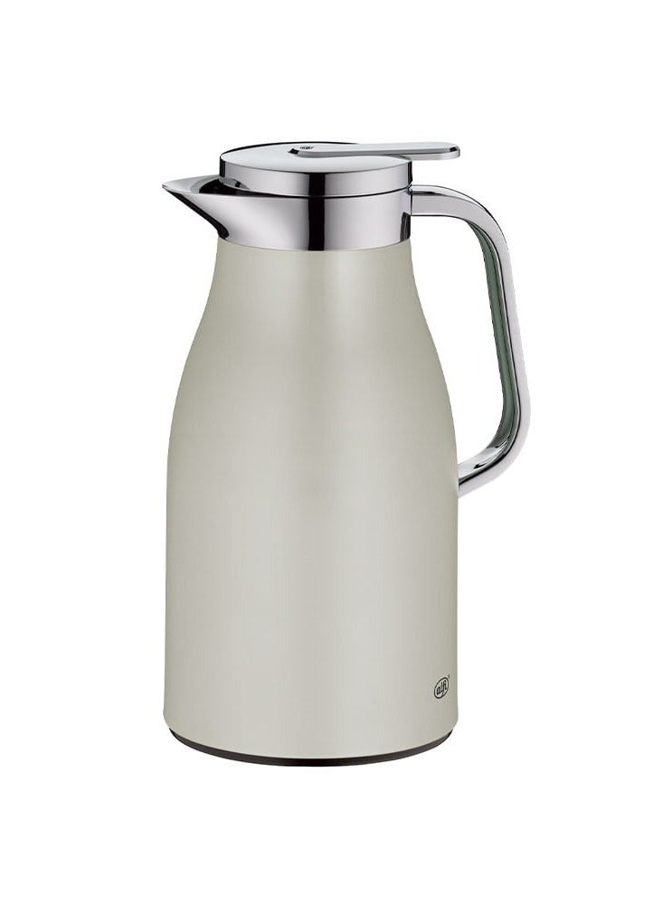 Alfi Skyline Tea Flask Silverlining 1L Chrome - Image 1