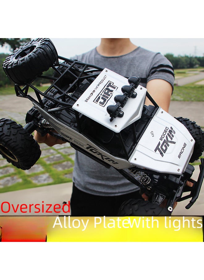 Remote Control Car Toys - Rc Tank Turret Rotation Sound Effects 116 Scale High-speed Off-road Vehicle-Color:6141-28cm Alloy Silver-Proportion:Single Power Package-No Backup Battery No. 5 Screwdriver  - Image 4