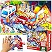 QUOKKA Giant Floor Puzzle for Kids Ages 46 2x3 Feet ExtraThick 48 Pieces Toddler Puzzle Ages 35 Firetrucks Educational Activity for Boys Girls Premium Box with Sturdy Handle Magnetic - Image 2
