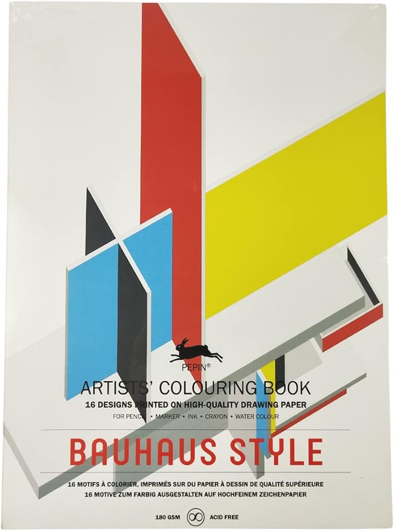 PEPIN Bauhaus Style , Artists' Colouring Book - 51699